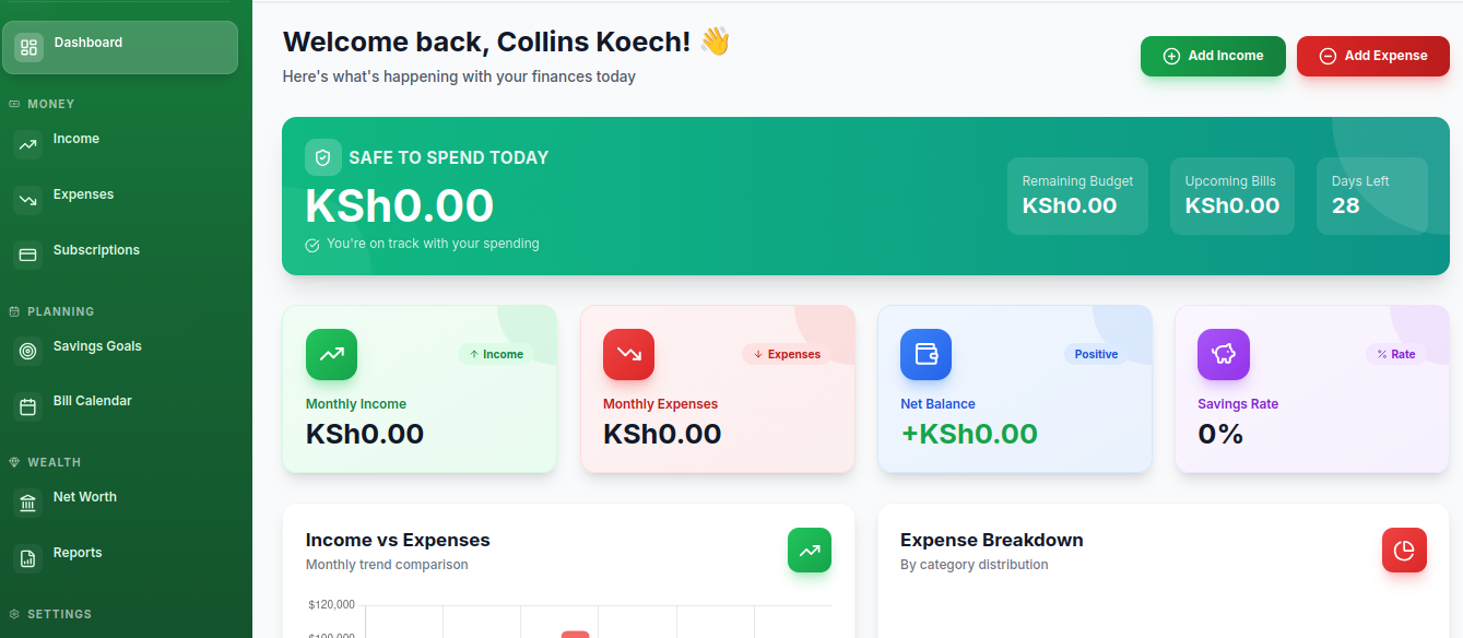 SmartSpend screenshot